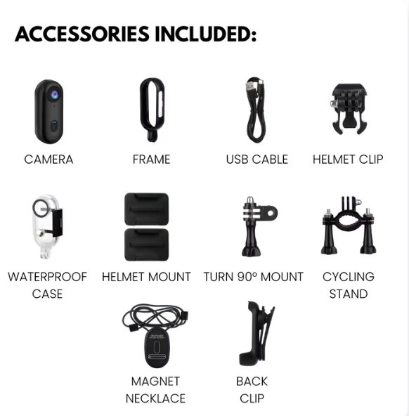 SnapCamcoo™ - 4K Thumb Action Camera